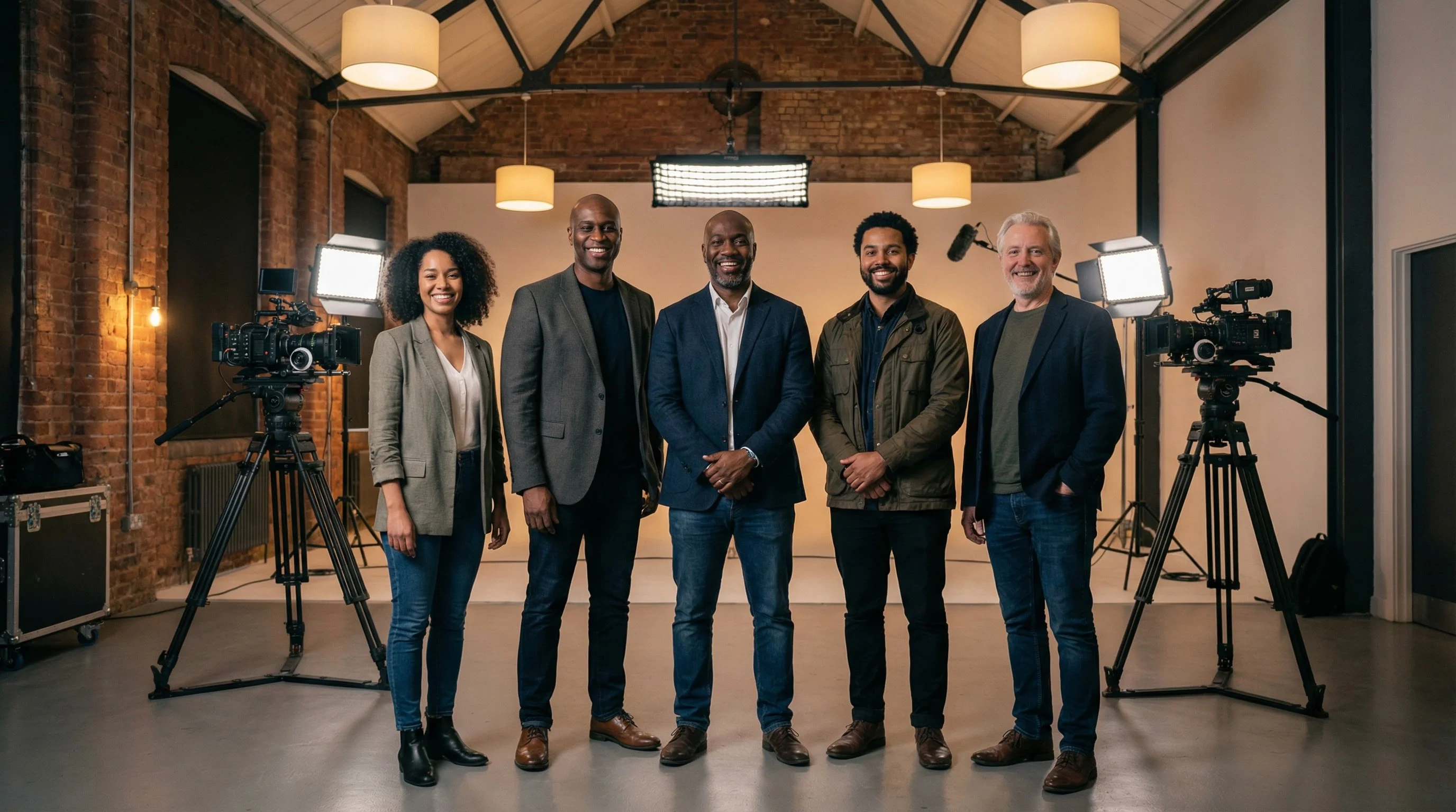 工藤拉拉专业电影团队合影